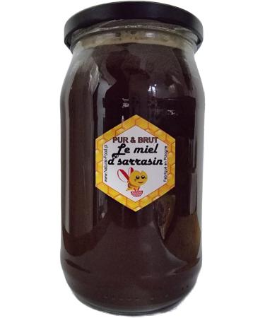 Buckwheat honey pure & raw & raw | 1.1 kg | Honey comes directly from the Polish beekeeper | Fresh | Honey in a glass jar - Buy Online on GoSupps.com