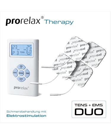Prorelax TENS & EMS Duo 2 Bundle | Comprehensive Accessory Set for Chronic Pain Relief & Muscle Building International Shipping Available - Buy Online on GoSupps.com