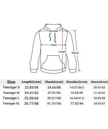 Vonpcaty 2PCs Cartoon Hoodie Sweatpants Set | Graphic 3D Print Pullover for Boys & Girls - Buy Online on GoSupps.com