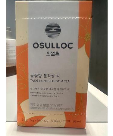 OSULLOC Tangerine Blossom Tea (Refreshing Tangerine Flavor) Premium Blended Tea from Jeju Tea Bag Series 20 count 1.06 oz 30g Tangerine Blossom 20 Count (Pack of 1) - Buy Online on GoSupps.com