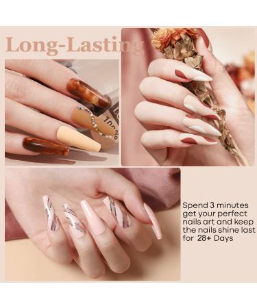 Modelones 6-Piece Nude Gel Nail Polish Set for All Skin Tones - Soak Off LED Gel Manicure Kit for DIY Nail Art at Home - Perfect Mother's Day Gift for Women - Buy Online on GoSupps.com