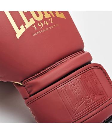 LEONE 1947 Bordeaux Edition Boxing Gloves - Unisex Adults 12 OZ Burgundy | Premium Quality & International Shipping - Buy Online on GoSupps.com