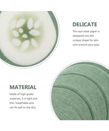 Healeved 100pcs Eye Masks - Cucumber Eye Patches for Anti-Aging Moisturizing and Facials | International Shipping Available - Buy Online on GoSupps.com