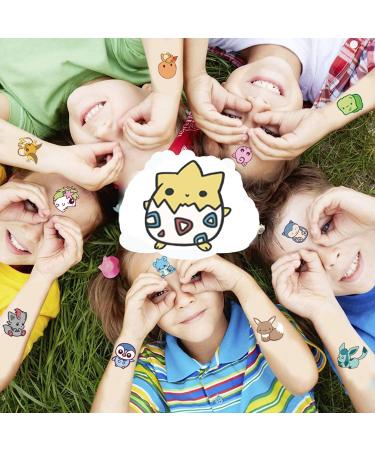 Anime Cartoon Temporary Tattoos Stickers - Kids Birthday Party Favor Decorations - 20 Sheets - Buy Online on GoSupps.com