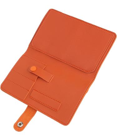 Nail Tips Storage Container Bag Multipurpose Nail Drill Bits Organizer Bag for Salon (Orange) - Buy Online on GoSupps.com