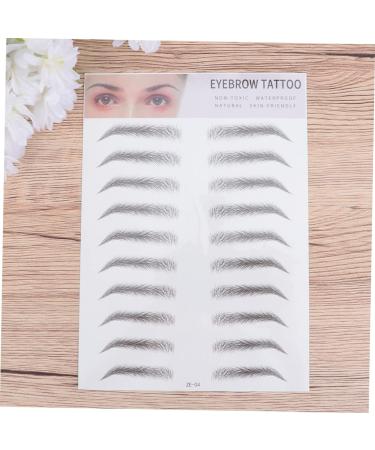 Ipetboom 2pcs 3d Eyebrow Stickers Suits Makeup Eyebrow Transfer Eyebrow Transfer Stickers The Lazy Make up 6d - Buy Online on GoSupps.com