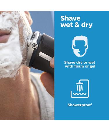 Philips Norelco Shaver 3800 Wet & Dry Shaver with Pop-up Trimmer, Charging Stand, and Storage Pouch - Space Gray | S3311/85 Series 3800 - Buy Online on GoSupps.com