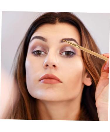 Beavorty 3 Pcs eyeliner sharpener eyeliner pen eyeliner brush Bamboo Brush Straight Bent Angled Brush mediumx3pcs As Shownx3pcs - Buy Online on GoSupps.com