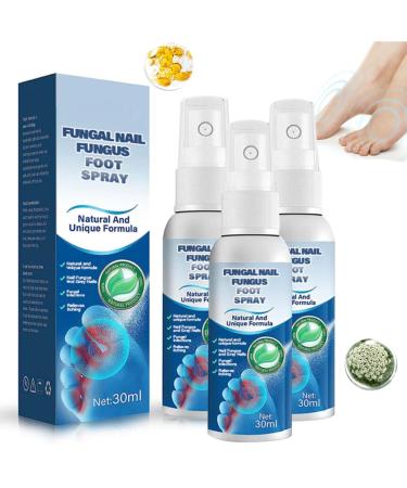 Athletes Foot Treatment Spray Medical Grade Nail Foot Spray Foot Treatment Spray Nail Repair Spray Easy to Use 30ml (Color : 3PCS)
