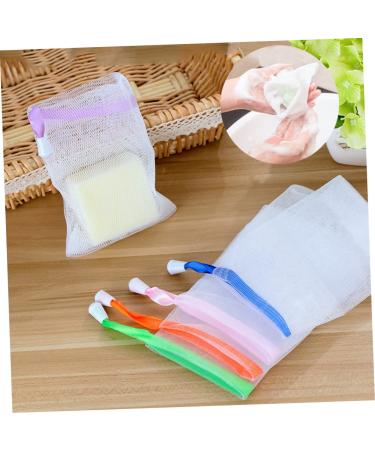 NOLITOY Soap Mesh Pouch - Exfoliating Soap Saver Bag for Handmade Soap & Bath | Bubble Net Bath Flower - Japan Cleansing Accessory - Buy Online on GoSupps.com