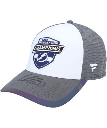 Victor Hedman Tampa Bay Lightning 2020 Stanley Cup Champions Autographed Locker Room Cap - Autographed NHL Hats