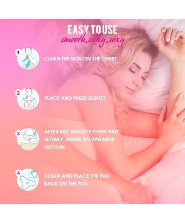 Pacify 6 Pack Silicone Chest Wrinkle Pads Reusable Wrinkle Patches Overnight Anti Chest Wrinkles from Side Sleeping - Buy Online on GoSupps.com