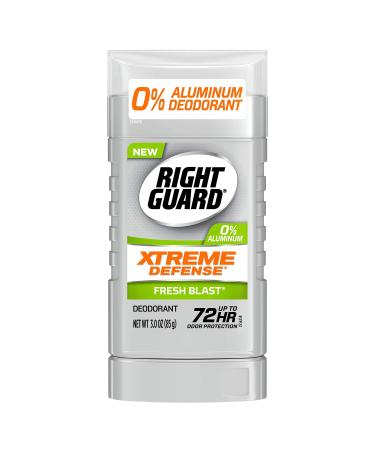Right Guard Xtreme Defense Aluminum-Free Deodorant  Fresh Blast  3 oz - Buy Online on GoSupps.com