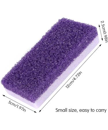Bubuyun 10PCS Foot Pumice Stone | Callus Remover for Hard Skin | Double Sided Pumice Stone for Feet & Body | Purple (12.5x2.5cm) - Buy Online on GoSupps.com