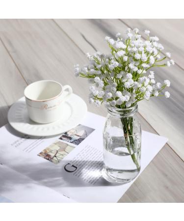 Justoyou 10 Pcs White Baby's Breath Flowers - Artificial Gypsophila for Wedding and Home Decor - Buy Online on GoSupps.com