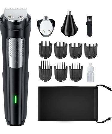 11-in-1 Beard Trimmer and Hair Clippers Men's Grooming Kit - Light Black - Buy Online on GoSupps.com