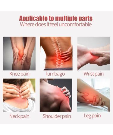 Pain-Relief Knee Stickers - 24 Herbal Moxibustion Ginger Heat Patches for Joint Pain & Neck Relief | International Shipping - Buy Online on GoSupps.com