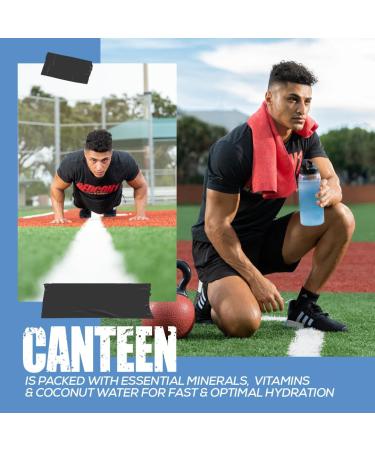REDCON1 Canteen Hydration + Electrolytes - Blue Freeze Electrolyte Drink Powder | B Vitamins Minerals Coconut Water & Hyaluronic Acid | 30 Servings for Optimal Recovery - Buy Online on GoSupps.com