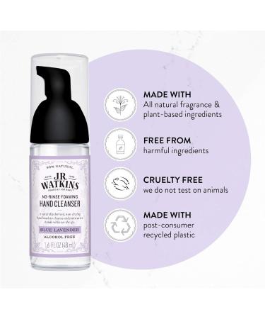 J.R. Watkins Blue Lavender Foaming Hand Cleanser 1.6 fl. Oz. 6 Pack - Buy Online on GoSupps.com