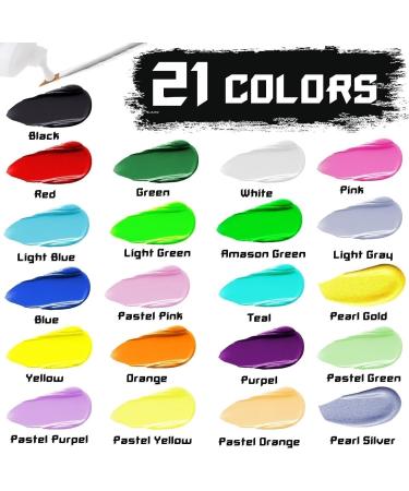 Go Ho Pastel Orange Cream Face Body Paint 2.37oz 70ml - Water Based Makeup for SFX, Cosplay, Halloween - Buy Online on GoSupps.com