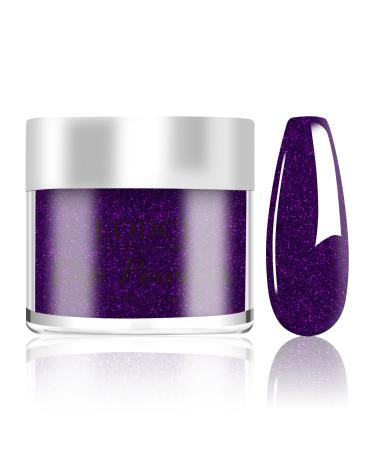 Poudre Ongles 28g Paillettes Violettes Dipping Powder Manucure pour Ongles Fran ais Kits Manucure Salon DIY Sans Odeur & Durable Lampe Ongles Non Requise