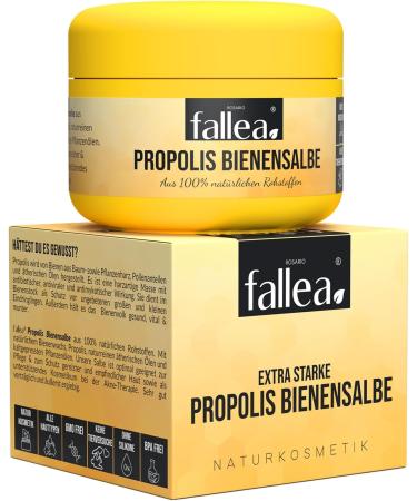 Fallea Propolis Ointment 30ml | Natural Acne & Eczema Cream | Healing & Itch Relief Balm for Neurodermatitis | 100% Pure Ingredients - Buy Online on GoSupps.com