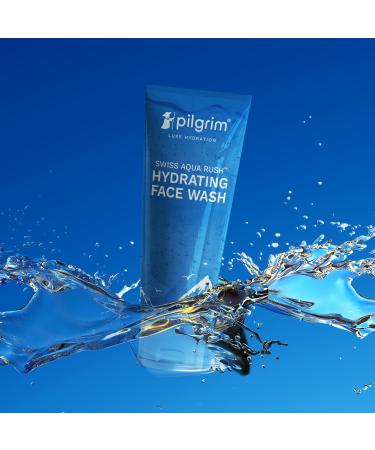 Buy Pilgrim SWISS AQUA RUSH Hydrating Face Wash - Nourishing Formula for All Skin Types | 100 ml - Buy Online on GoSupps.com