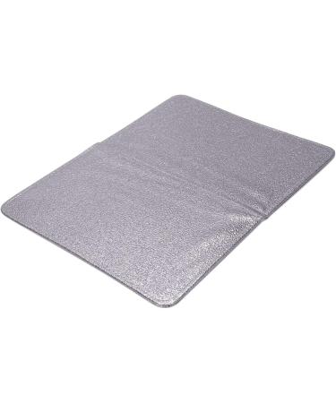 ISTOVO Professional Nail Pillow Cushion Holder Soft Pu Leather Hand Arm Rest Set Nail Art Salon Manicure Tool#Ancient Silver - Buy Online on GoSupps.com