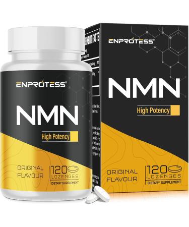 Sublingual NMN 500mg, Max Absorbency & Fast-Acting NMN 500mg Lozenge, NMN Supplement for Boost NAD+, Cell Repair, Boost Energy, Muscle Health, Anti-Aging, Immune Support, 120 Lozenges (120-Day Supply) 120 Count (Pack of 1)