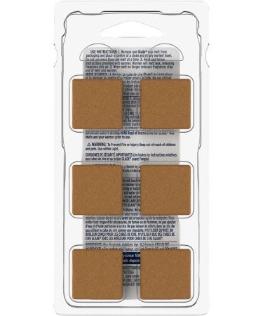 Glade Wax Melts Air Freshener and Odor Eliminator Scented Essential Oils for Home and Bathroom Cashmere Woods 6 Count Cashmere Woods 66 g (Pack of 1) - Buy Online on GoSupps.com