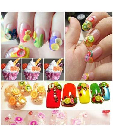 20 Styles Fruit Nail Art Slices for DIY 3D Polymer Clay & Resin Making - 15,000 Pcs Charms for Nail Art & Cellphone Decorations - Buy Online on GoSupps.com