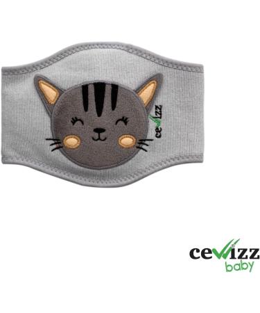 CEVVIZZ Baby Gas Relief Belly Band - Microwavable Thermal Waistband with Natural Cherry Pits for Gas Pains - Beautiful Gift Box - Grey - Buy Online on GoSupps.com