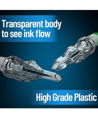 MIUXIA Tattoo Cartridge Needles 40Pcs Assorted Mixed Round Liner Shader Magnum 3RL 5RL 5RS 7M1 Disposable Membrane Tattoo Supplies - Buy Online on GoSupps.com