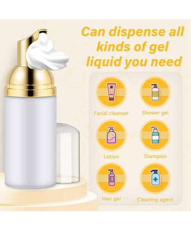 Daytight 10-Pack Empty Foam Pump Bottles - 60ml Travel Dispenser for Shampoo Lotion Eyelash Cleaner & Cosmetics - Perfect Mini Foam Pump for International Shipping - Buy Online on GoSupps.com