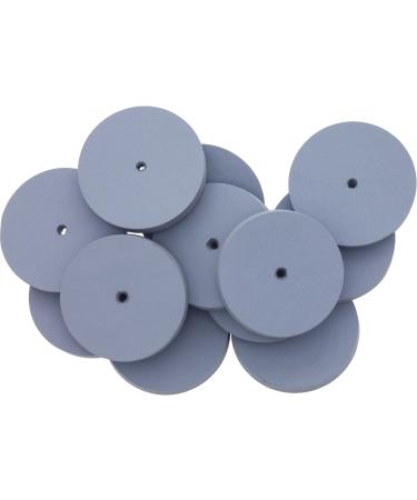 Unmounted Silicone Polisher Square Edge Light Blue Fine Grit 12 Pack | POL-300.30