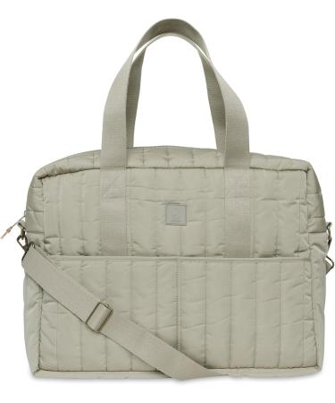 Jollein Changing Bag Puffed Moss - Olive Green - Water-Repellent Multifunctional Stroller Bag for Babies - Shop Internationally - Buy Online on GoSupps.com