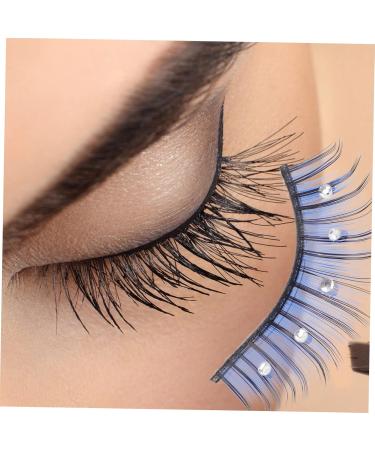 FRCOLOR Diamond Lashes 10 Pairs Lashes Natural False Reusable Soft Light Fake Lash Artificial Fiber Eyelash Diamond False Eyelashes - Buy Online on GoSupps.com