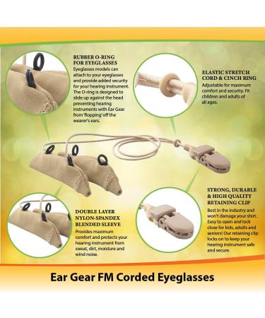 Ear Gear ITE Binaural in Black - Protect Your Hearing Aids from Loss - Buy Online on GoSupps.com