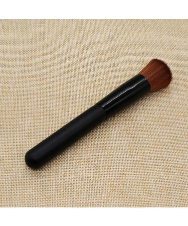 Buy 1PC Concave Makeup Brush - Liquid Cream Blending Tool for Full Coverage | Large Face Cosmetic Applicator (Black) - International Shipping - Buy Online on GoSupps.com