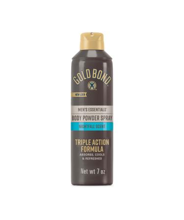 Gold Bond Clear & Men's Body Powder Sprays 7 oz Absorb Odor & Wetness Cooling Sensation Spray + Powder Spray 7 oz.