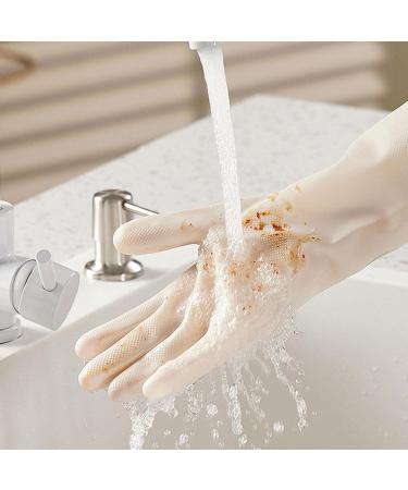 Dish Gloves Creative Cute Dish Gloves Waterproof Household Gloves - Reusable PVC Household Women Gloves for Laundry Kitchen Gardening Pisole - Buy Online on GoSupps.com