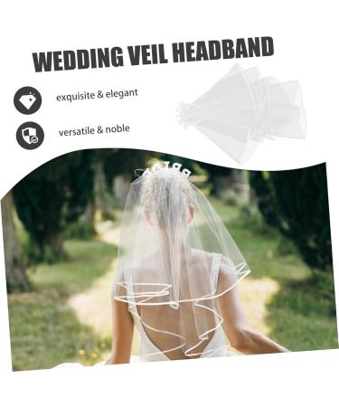 TOVINANNA Pearl Headband Veil Headbands for Women Veil Headpiece Veil Headband Mesh Wedding Veil Headband for Bride Hair Accessories for Women Wedding Headbands Women Hair Accessories - Buy Online on GoSupps.com