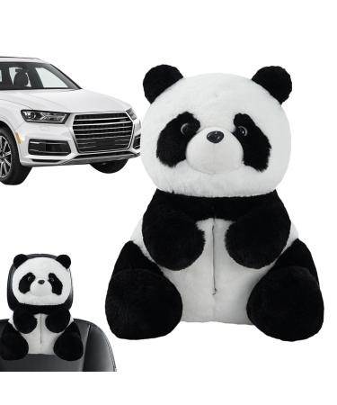 Car Tissue Dispenser | Cute Panda Car Seat Tissue Paper Dispenser | Cartoon Animals Tissue Box Car Organizer Backseat Seatback Tissue Box for Organization