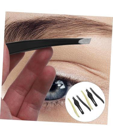 Angoily 2 Sets Metal Eyebrow Slant Tip Tweezers Stainless Steel Eyebrow Clip Stainless Steel Eyebrow Tweezer Eyebrow Clip Tweezers Eyebrow Clips Splinter Tweezers Miss Make up Makeup Tools - Buy Online on GoSupps.com