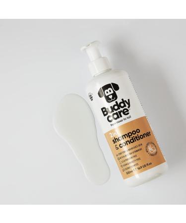 BuddyCare 2in1 Shampoo & Conditioner for Dogs - Aloe Vera & Pro-Vitamin B5 (500ml x3) - Practical Pet Care Solution for Healthy Coats - Buy Online on GoSupps.com