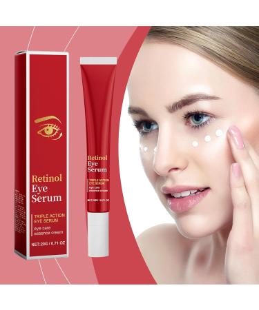 Lot de 2 s rums pour les yeux au r tinol - S rum d congestionnant pour les yeux - Cr me hydratante pour les yeux - Huile pour les yeux - Illumination et raffermissement de l'essence des yeux - Buy Online on GoSupps.com
