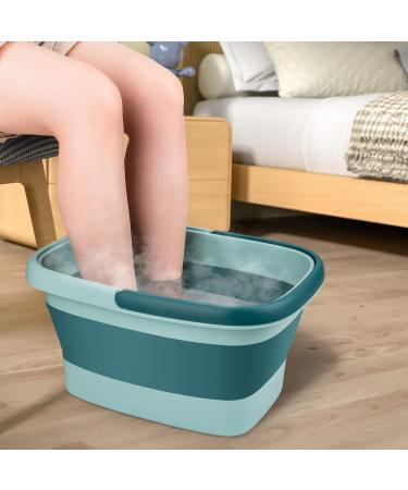 Udefineit Collapsible Foot Bath Soak Tub with Handle  15L/4 Gallons  Large Portable Feet Spa Soaking Basin Bucket with Massage Acupoint for Washing Soaking Feet  Pedicure Foot Soak  Home Spa Treatment