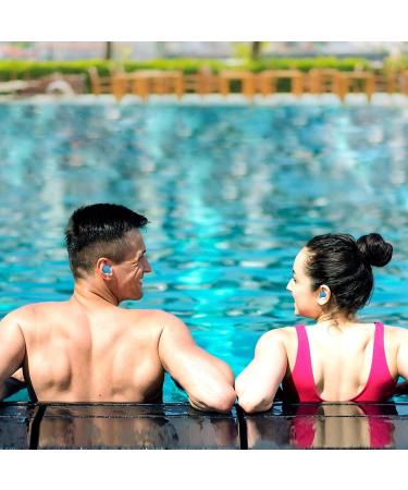 Silicone Earplugs - Soft Reusable Waterproof Noise Suppression for Swimming Sleeping Shooting Airplanes & Concerts - Buy Now in Blue - Buy Online on GoSupps.com