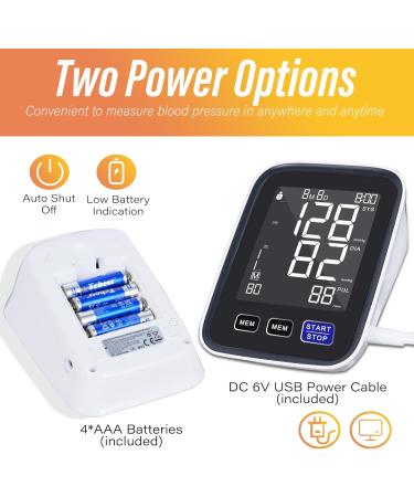 Automatic Upper Arm Blood Pressure Monitor - Dual User 2x90 Memories 8.5-16.5 Cuff Size Includes Batteries & DC Cable - Shop Internationally - Buy Online on GoSupps.com