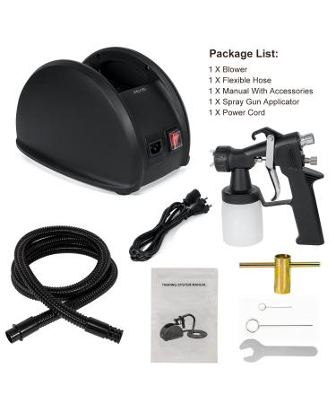 PELCAS Professional Sunless Black Tanning Gun | Mobile HVLP Spray Tan Machine Kit | Upgraded Airbrush Tan System - Buy Online on GoSupps.com